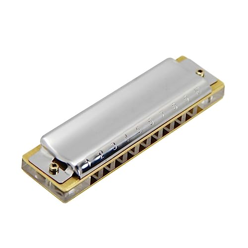 PacuM Harmonica par Instrument Clé 10 Trous Harmonica Orgue à Bouche Harpe C Clé avec Étui Harmonica Diatonique for Débutant Professionnel Joueur Harmonica - Les Beatles, Paul McCartney, John Lennon, RIngo Starr, George Harrison PacuM Harmonica par Instrument Clé 10 Trous Harmonica Orgue à Bouche Harpe C Clé avec Étui Harmonica Diatonique for Débutant Professionnel Joueur Harmonica – Image 3