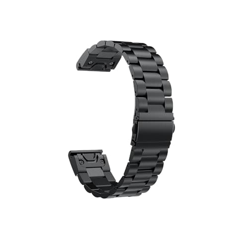 20 22 26mm XeXX`[Xgbv Garmin ɓK Fenix 7S 7 7X 6S 6 6X Pro 5S 5 5X Plus ɓK Instinct 2X 3HR ^oh QuickFit EHb`oh(Black,26