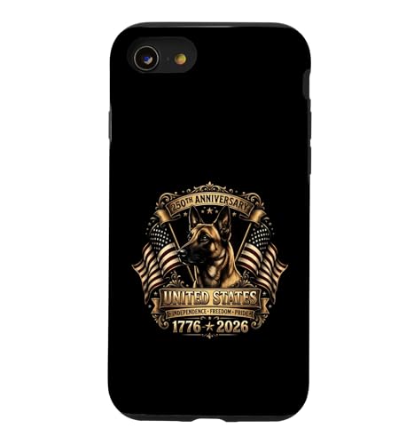Belgian Malinois 250 Year USA Anniversary �X�}�z�P�[�X iPhone SE (2020) / 7 / 8 �p