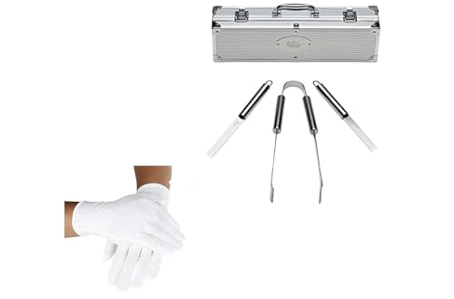 Home Solutions™ | 8 Pairs | 3 Piece | 100% White Cotton Gloves for Eczema | Free Wash Bag | Moisturizing Gloves for Dry Hands, Cotton Gloves for Sleeping, Spa Gloves, Lotion Gloves Overnight