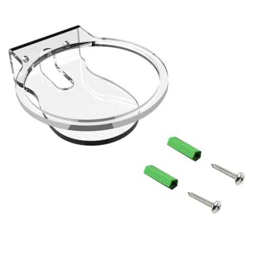 Balacoo 4 Speaker Stand Wall Mount Bracket for 4 Desktop Holder Acrylic Speaker Case