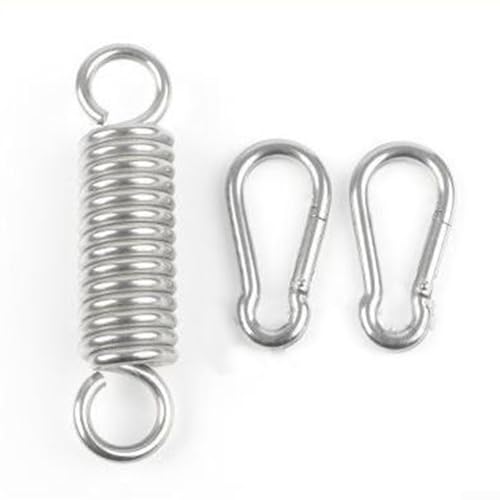 Ganci a molla per sedia a sdraio, con 2 ganci, resistenti accessori per altalena per sedia a sospensione (tipo A)