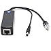 DSLRKIT DC 5V 2.4A Active PoE Splitter Power Over Ethernet 802.3af 5.5x2.1mm