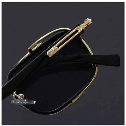 Lunettes de mode monture métal légères pour éviter les marques de nez - 2