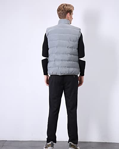 LZLRUN Reflective Winter Vest Jacket Coat Women Men Thick Warm Cotton Windbreaker Hooded4