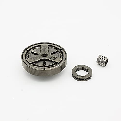 Pignon de jante .325 7T et tambour d'embrayage pour tronçonneuse thermique 45cc à 58cc