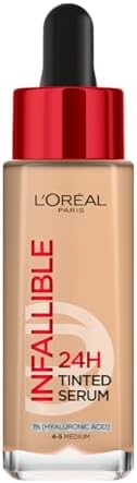 L’Oreal Paris Infallible 24H Tinted Serum Foundation, 4-5 Medium