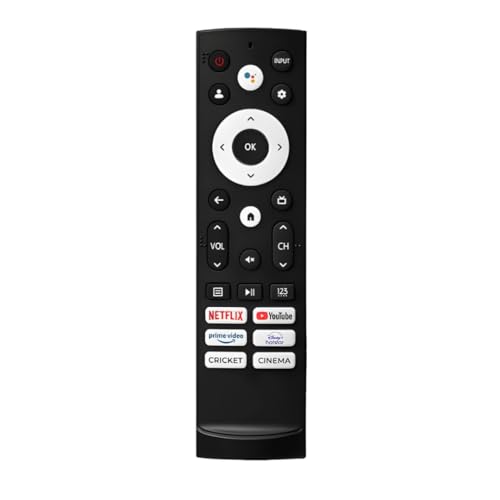 Image of BLACKSHEEP Compatible with VU TV Remote Control Original and Suitable with VU Cinema GloLED Smart Led /LCD TV Remote Compatible for VU 4K Ultra Hd Smart Android TV Remote Control Without Voice Function