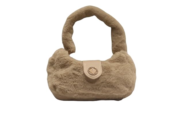 5SO Furry Faux Fur Handbag