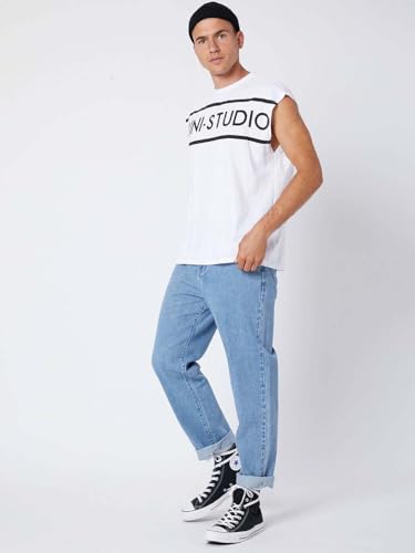 Image of KOTTY Men's Straight Fit Jeans - Premium Stretch Denim for Comfort, Style, and Casual Versatile Wear