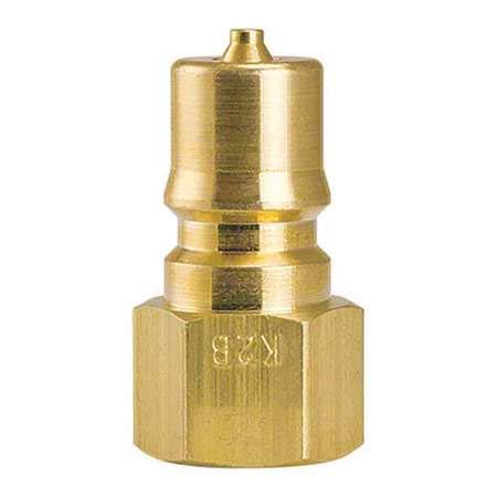 Brass Plug, 1/4x1/4FPT (2 Pieces)