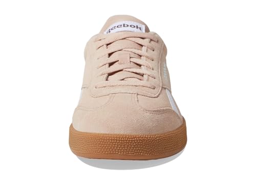 Reebok Unisex Smash Edge Sneaker, Pinkstucco/White/Gum, 12.5 Women/11 Men
