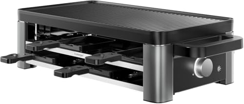 WMF Master Raclette Grill mit Keramikpfännchen und Schiebern,...