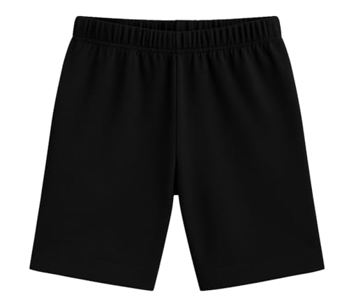Image of ICEDIVE Girls Printed Cotton Shorts Pack of 3 | Regular Fit Multicolour Bottoms | Soft & Stretchable Fabric | Comfortable for All-Day Use | Perfect for Play & Casual Wear