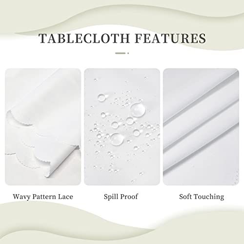 Nappe imperméable rectangulaire pour protéger la table des taches - 5