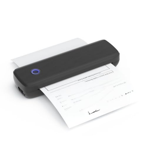 Amazon.co.jp: ZVTW モバイルプリンター A4対応 小型 軽量 携帯式