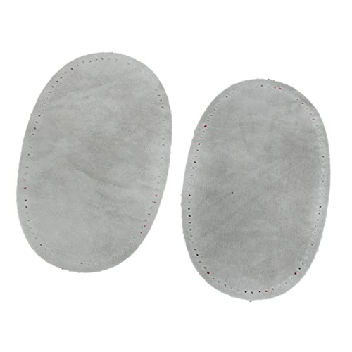 WeiLaiKeQi 6 peças de camurça oval para cotovelos reparos de apliques de costura para crianças