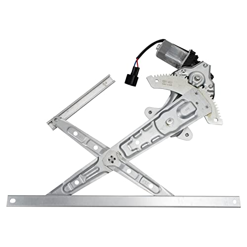 Image of TRQ Rear Passenger Side Power Window Motor and Regulator Assembly Compatible with 2013-2018 Nissan Altima