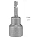 Fixinus 19mm Magnetische Steckschlüsseleinsatz, 1/4 Zoll Hex Steckschlüsseleinsätze für Bohrmaschinen, Nuss-Schraubendreher und Schlag-Stecknuss-Adapter, 1 Stück