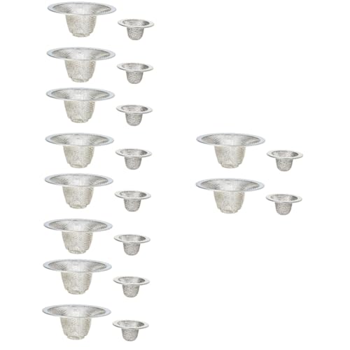 Filtre de vidange pour cheveux en acier inoxydable avec accessoires multifonctionnels de drainage