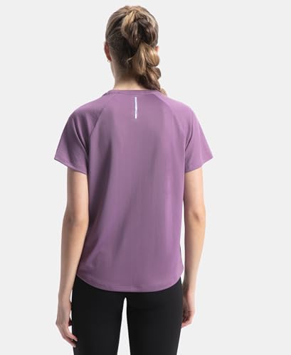 Image of Jockey Women's MW73 Polyester Fabric Relaxed Fit Half Sleeve Breathable Mesh Active Wear T-Shirt