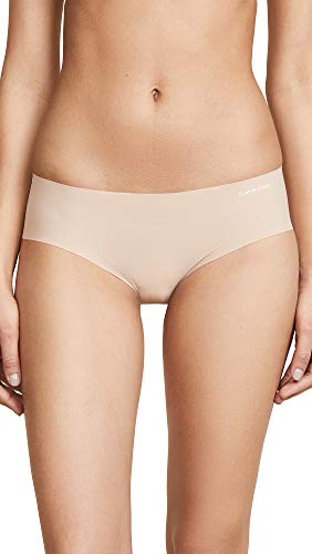 Calvin Klein Women's Invisibles Hipster Multipack Panty, Light Caramel, Large
