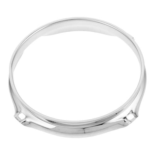 Vanzack Bass Drum Hoop Protector 7.48 Inch Drum Ring Replacement Parts Durable Metal Accessories for Enhanced Sound and Easy Installation