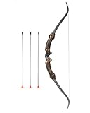  Horror-Shop 4-TLG. Pfeil und Bogen Set als Zubehör für Faschings & Halloween Kostüme