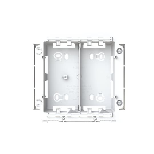 Boîte de surface 2 colonnes Niessen T1192 PL Argent pour montage saillie
