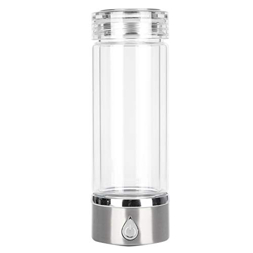 Hydrogen Water Bottle Maker Portable Hydrogen Water Bottle Generator Water Cup USB 380Ml Anti Oxidation for Anti Aging Hydrogen Rich Water Cup 3 Minutes Air Ionizers