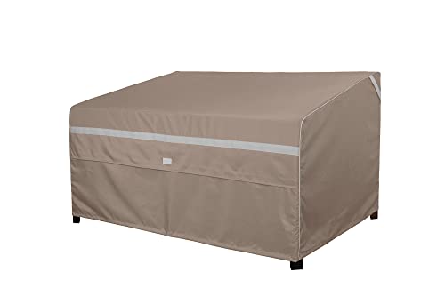 Garden Balsam Waterproof Outdoor Sofa Cover Heavy Duty 3 Seater Patio Sofa Cover Outdoor Sofa Cover Water Resistant Windproof Outdoor Furniture Cover Fade Resistant 79"W X 37"D X 33"H Brown #TOP21