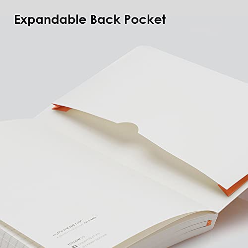 Carnet A5 myPAPERCLIP ligné orange ESX192A5-R pour vos notes