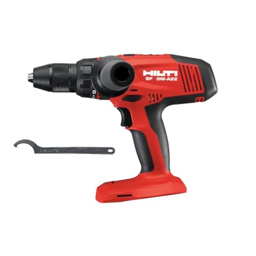 Hilti 2061288 Atornillador taladro a batería SF 8M-A22 (22V, perforación sin percusión y atornillado, peso 1,93 kg, no incluye batería ni cargador)