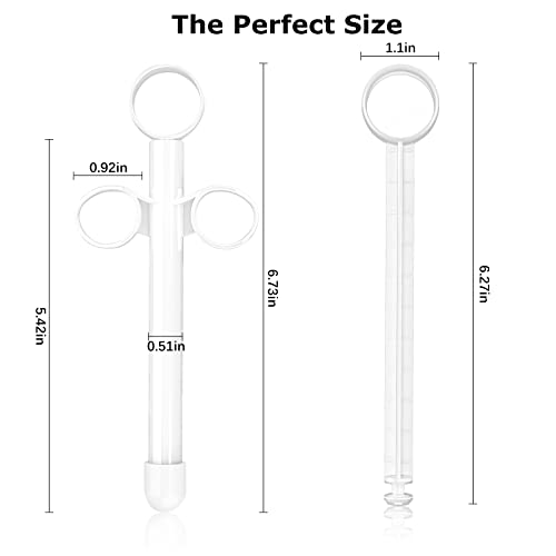 Personal Lubricant Applicator with Precise Scales for Men, Women & Couples