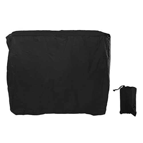Cloimei Pong Table Cover Zippered Silver Coated Tennis Table Protector for Outdoor Indoor Use Black 155x75x150cm