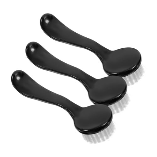 IWOWHERO 3 Pack Face Exfoliation Tool Large Horn Brush for Deep Cleaning Manual Facial Cleansing Brush