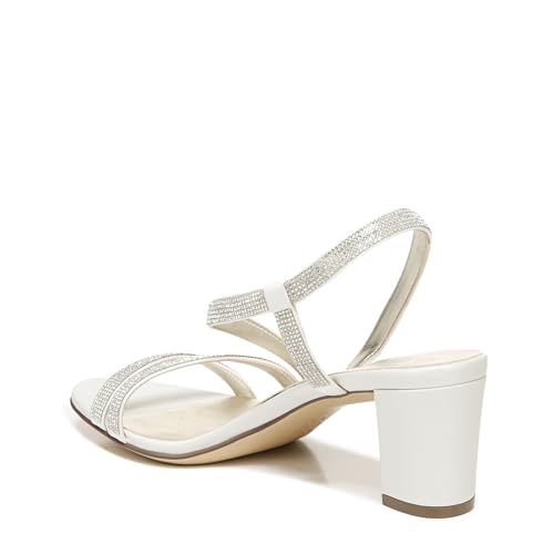Naturalizer Womens Vanessa2 Rhinestone Embellished Strappy Heeled Sandal ,White Satin ,5M by Naturalizer - Used condition - Image 9
