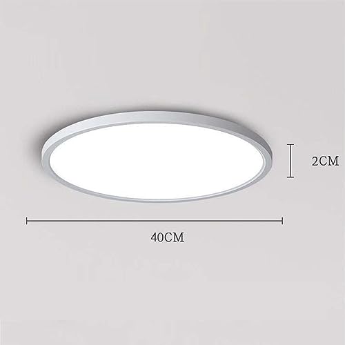 Plafonnier LED moderne et minimaliste blanc 40 cm éclairage premium