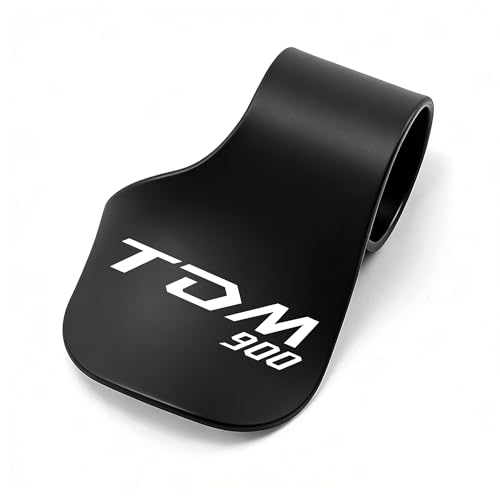 Poignée de guidon de moto pour Yamaha TDM 900 avec clip de rehausseur d'accélérateur noir