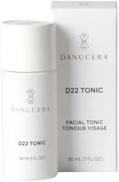 DANUCERA D22 Tonic 30 ML Birch Water Lactic Acid Glycolic Acid Grape Flower Cell Extract Natural acids minerals enzymes vitamins Facial Toner 1 Ounce (Pack of 1) Exfoliates tightens brightens skin