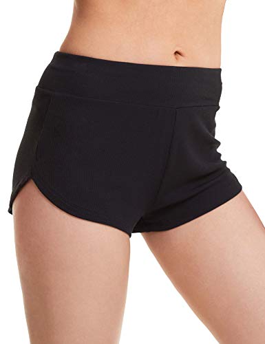 LazyCozy Bamboo Viscose Pajama Shorts for Women, Soft Y2K Micro Mini Shorts, Knit Lightweight Sleep Bottoms Lounge Pants