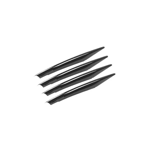 と互換性がある メルセデスベンツ Aクラス W177 V177 A180 A200 A220 A250 2018-2023+ 対応 カーアクセサリー フロントフォグランプ デコレーションストリップ トリムカバー(Gloss Black)