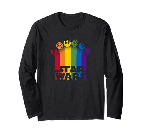Star Wars Icon Trails Pride t-shirt manches longues contre les vêtements de fan inconfortables