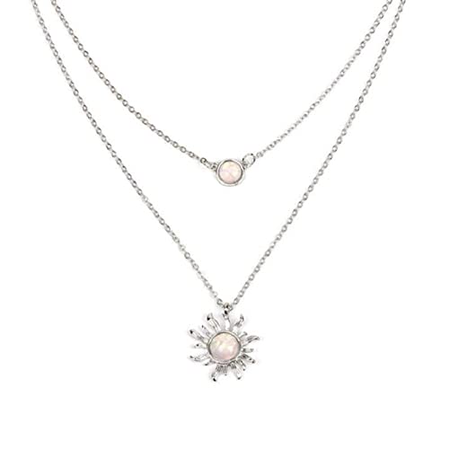 MJartoria Layered Choker Multi Chains Pendant image