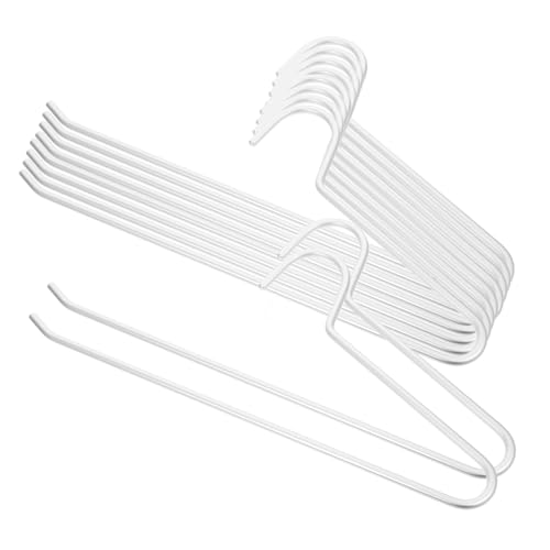 Vaguelly 10 Piezas Percha De Aluminio Perchas para Ropa Pantalón Múltiple Ahorro Perchas Pantalones Perchas para Pantalones Que Ahorran Espacio Perchas para Armario Aleación De Aluminio