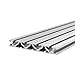 GTPBAO 15120 Linear Frame 15x120mm Aluminum Profile Extrusion Linear Rail Guide for Flower Racks Equipment Stand Industrial Fence Extruded Rail(650mm Long)