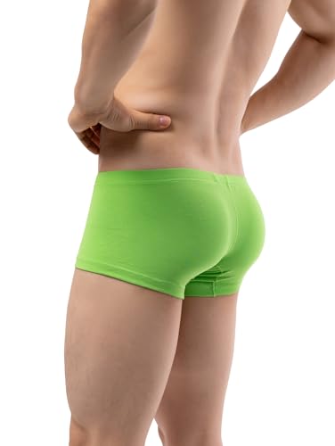 Men's Modal Low Rise Pouch Boxer Briefs Soft Comfortable Underwear Trunks4