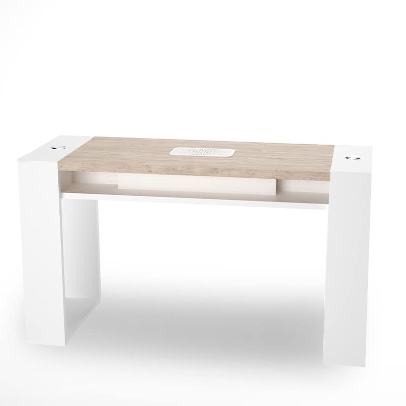 Table nails manucure esthéticienne professionnelle reconstruction ongles + aspirateur avec plateau Sherwood (simple + aspirateur 400)