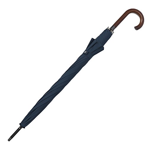 Parachase G9# Premium Unisex Wooden Hook Hanlde Ultrastrong Stormproof Auto Open Stick Large