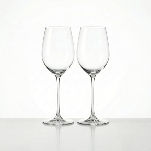 Image of Ash & Roh Glass -300 Ml Wine Ideal For Party Whisky Wine, Clear 300 Ml, (2)